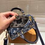 Louis Vuitton Nano Speedy Denim Blue 17Cm M81168 - Image 9