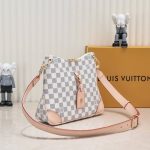 Louis Vuitton Odéon Shoulder Bag Damier Azur 26Cm - Image 4