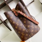 Louis Vuitton Néonoé MM Monogram Canvas Bucket Bag Caramel Brown 26cm M44887 - Image 4