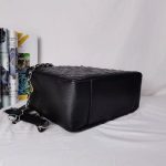 Chanel Grand Shopping Tote Bag Black Caviar Silver Tone Chain 34Cm - Image 5