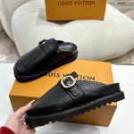 Louis Vuitton Cosy Flat Comfort Clog Black 1agvpt - Image 5