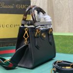 Gucci Diana Small Tote Bag Black Leather 20cm ‎702732 U3ZDT 1073 - Image 6