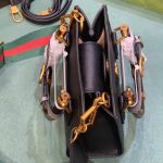 Gucci Diana Small Tote Bag Black Leather 20cm ‎702732 U3ZDT 1073 - Image 10
