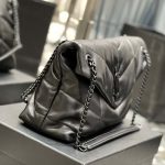 Saint Laurent Puffer Medium In Matte Leather Black 35cm 5774751EL081000 - Image 4
