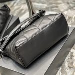 Saint Laurent Puffer Medium In Matte Leather Black 35cm 5774751EL081000 - Image 5