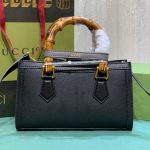 Gucci Diana Small Shoulder Bag Black Leather 25cm 735153 DJ24T 1092 - Image 4