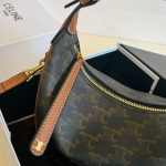 Celine Teen Lulu In Triomphe Canvas Tan 20Cm 120722Fqm 04Lu - Image 4