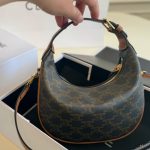 Celine Teen Lulu In Triomphe Canvas Tan 20Cm 120722Fqm 04Lu - Image 5