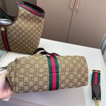 Gucci Giglio Small Tote Bag GG Canvas Dark Brown 25cm 860845 AAF8L 2547 - Image 5