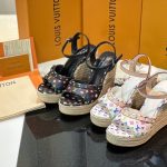 Louis Vuitton X Takashi Murakami Helios Wedge Sandal White 1agyx0 - Image 6