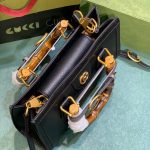 Gucci Diana Small Shoulder Bag Black Leather 25cm 735153 DJ24T 1092 - Image 8