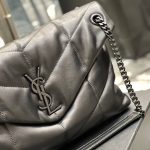 Saint Laurent Puffer Medium In Matte Leather Black 35cm 5774751EL081000 - Image 10