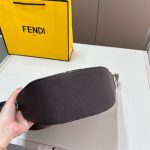 Fendi FF Jacquard Melon Small Brown 24Cm 7VA635ASIQF19KW - Image 6