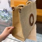 Louis Vuitton Onthego MM Natural Raffia Tan 37Cm M24723 - Image 8