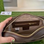 Gucci Ophidia Small Shoulder Bag Beige And Dark Brown GG Supreme 23Cm ‎722117 FAAX3 9789 - Image 8