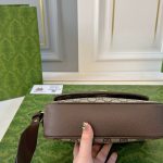 Gucci Ophidia Small Shoulder Bag Beige And Dark Brown GG Supreme 23Cm ‎722117 FAAX3 9789 - Image 6