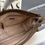 Prada Bonnie Large Suede Handbag Cacao Brown 38Cm 1Ba433 2C4S F0324 V Moo - Image 10