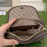 Gucci Ophidia Mini Shoulder Bag Beige And Dark ‎19cm 772239 Facuj 8745 - Image 5