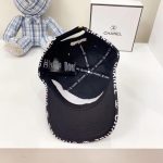 Chanel CC Cotton Baseball Cap Black - Image 6