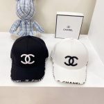 Chanel CC Cotton Baseball Cap Black - Image 7