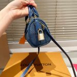 Louis Vuitton Speedy 18 Bandoulière Denim Blue 18cm N00208 - Image 6