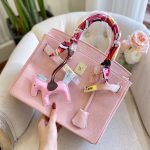 Hermes Birkin 30 Togo Leather Gold Hardware Light Pink 30Cm - Image 6