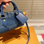 Louis Vuitton Speedy 18 Bandoulière Denim Blue 18cm N00208 - Image 8