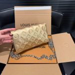 Louis Vuitton Pochette Coussin Monogram Gold 20Cm M80999 - Image 5