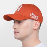 Hermes New Carriage Baseball Cap Orange - Image 5