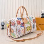 Louis Vuitton Keepall Bandoulière 45 Monogram Dune Coated Canvas 45cm M14736 - Image 4