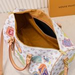 Louis Vuitton Keepall Bandoulière 45 Monogram Dune Coated Canvas 45cm M14736 - Image 6