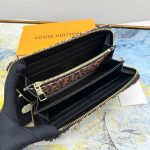 Louis Vuitton Zippy Wallet Wild At Heart Monogram Empreinte Giant Black 19cm M80680 - Image 6
