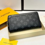 Louis Vuitton Long Wallet Monogram Eclipse Trunk Zippy Black 19Cm M80558 - Image 3
