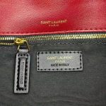 Saint Laurent Puffer Small In Leather Gold Hardware Red 29Cm - Image 9