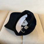 Gucci Embroidered Cotton Baseball Cap Black - Image 6