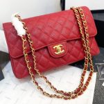 Chanel Medium Classic Flap Bag Dark Red Caviar 26Cm - Image 3
