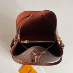Louis Vuitton Néonoé MM Monogram Canvas Bucket Bag Caramel Brown 26cm M44887 - Image 9