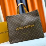 Louis Vuitton Shopper Tote MM Monogram Brown 40Cm - Image 3