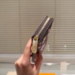 Louis Vuitton X Takashi Murakami Zippy Wallet Sakura Brown 19Cm M13433 - Image 4