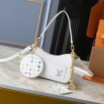 Louis Vuitton X Murakami Marellini Bag White 19Cm M13100 - Image 3