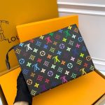 Louis Vuitton X Murakami Toiletry Pouch Monogram Black 25Cm M13746 - Image 4