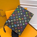 Louis Vuitton X Murakami Toiletry Pouch Monogram Black 25Cm M13746 - Image 5