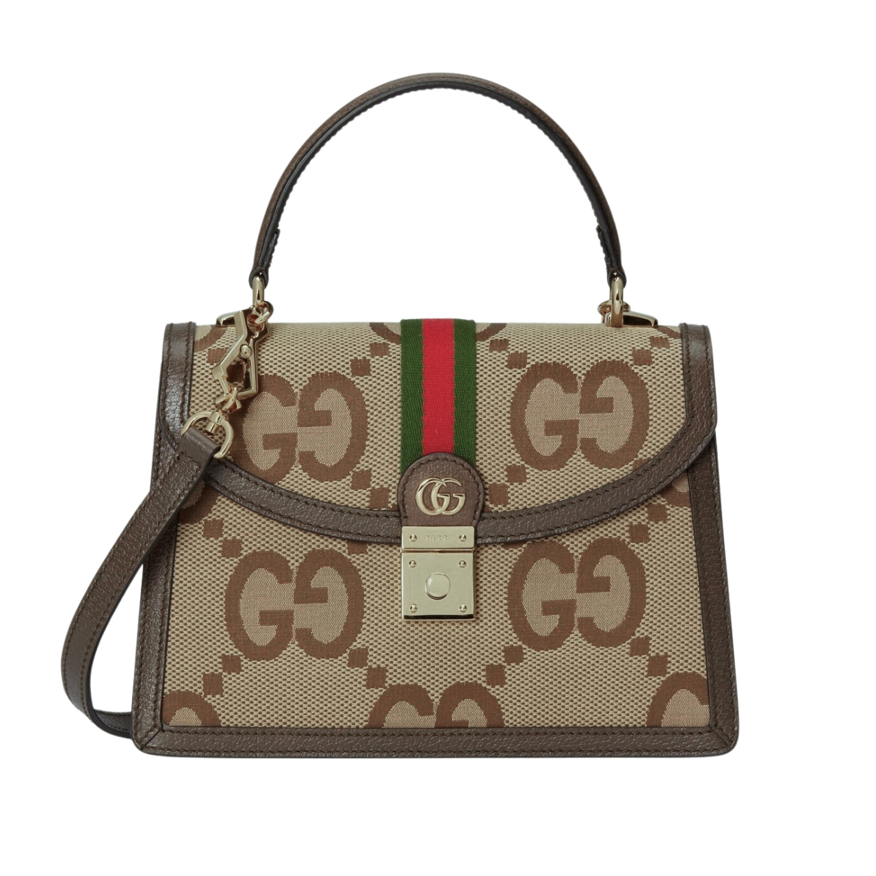 44-9-1.jpg Gucci Ophidia Small Jumbo Gg Bag Camel Ebony 25Cm 651055 Ukmdg 2570 - Image 1