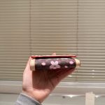 Louis Vuitton X Takashi Murakami Victorine Wallet Sakura Brown 12Cm M13427 - Image 5