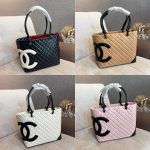 Chanel Cambon Line Medium Tote Bag In Black 28cm - Image 10