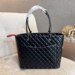 Chanel Cambon Line Medium Tote Bag In Black 28cm - Image 6