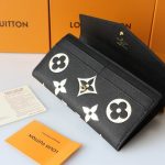 Louis Vuitton Sarah Wallet Bicolor Monogram Empreinte Black And Beige 19cm M80496 - Image 6