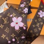 Louis Vuitton X Takashi Murakami Monogram Cherry Blossom Bandeau Bb In Tan 120cm M96084 - Image 7