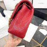 Chanel Medium Classic Flap Bag Dark Red Caviar 26Cm - Image 5