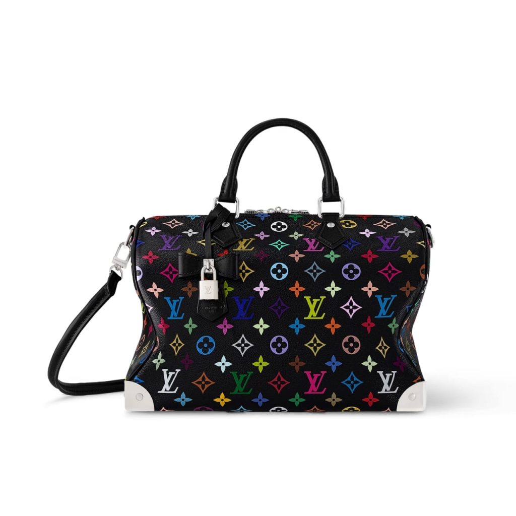 Louis Vuitton X Takashi Murakami Speedy Soft Black 30cm M13257 - Image 2